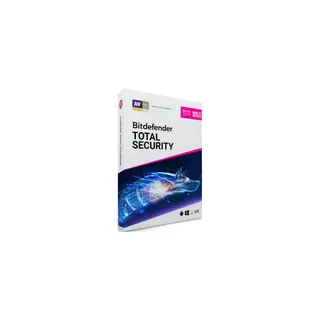 Logiciel antivirus et optimisation BITDEFENDER Total Security 2019 2 ans 10 appareils