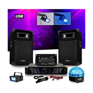 Pack sono IBIZA Pack Sono DJ complet ampli + enceintes 5
