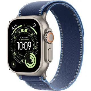 Montre connectée APPLE WATCH 49mm Tit Nat / Trail Bleu Ultra 3 M/L Cellular Reconditionné