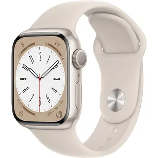 Montre connectée APPLE WATCH 41MM Alu/Lumière Stellaire Series 8 Reconditionné