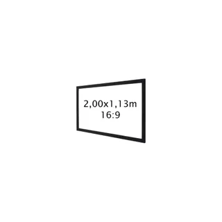 Ecran de projection KIMEX sur cadre 2,00 x 1,13 m- Format 16:9