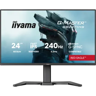 Ecran PC Gamer IIYAMA 24'' LED - G-Master GB2471HSU-B1 Red Eag