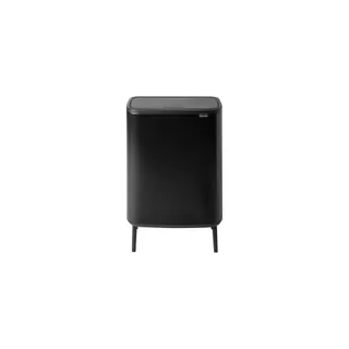 Poubelle de cuisine tri sélectif BRABANTIA Bo Touch Bin Hi 2x30L Matt Black