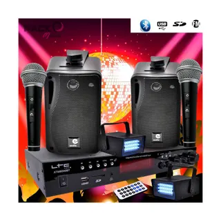 Karaoké LTC AUDIO Karaoké enfant Hi-Fi 100W + 2 micros USB