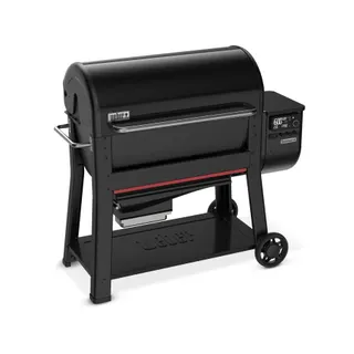 Barbecue pellet WEBER Searwood XL 600, sur chariot, de 80 à 315°, surface de cuisson 91 x 45 cm, thermostat digital