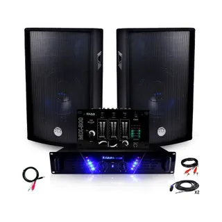 Pack sono IBIZA Pack Sono Ampli AMP-300 + HP BMS-12 de 2