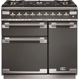 Piano de cuisson gaz FALCON ELISE90 MIXT GRIS ARDOISE