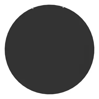Accessoire cheminée SANNOVER Protecteur de Sol Rond Diamètre 74 cm