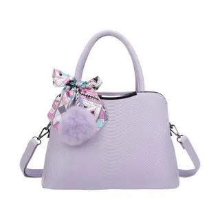 Sac bandoulière GALLANTRY pour Femme Effet Serpent avec Foulard