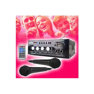 Pack sono PARTY LIGHT&SOUND Amplificateur Soirée Karaoke 50W - Stéré