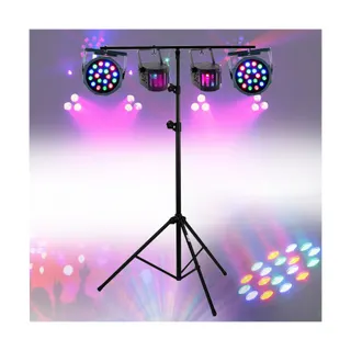 Jeu de lumières PARTY LIGHT&SOUND Lumières soirées 4 jeux compacts et puis