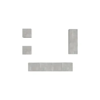 Meuble TV HELLOSHOP26 Ensemble de meubles armoire buffet TV té