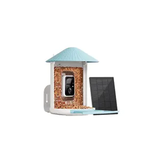 Distributeur de croquettes BIRDFY Mangeoire pour Oiseaux avec Camér
