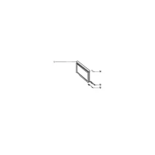 Porte VEDETTE porte congelateur avec joint magnetique