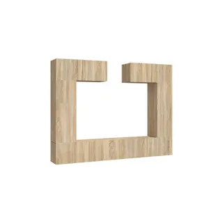 Meuble TV HELLOSHOP26 Ensemble de meubles armoire buffet TV té