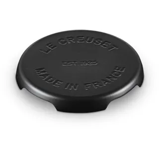 Dessous de plat LE CREUSET rond collection barbecue 22 cm noir mat