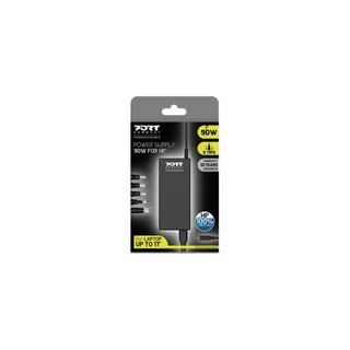 Chargeur secteur PORT DESIGN HP 90W Prise Anglaise  Noir