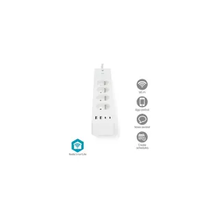 Multiprise KOMELEC Multiprise connectée 4 prises & USB 2m