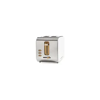 Toaster NEDIS Grille-pain 2 Fentes Larges 900w Blanc