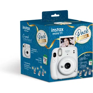 Appareil photo Instantané FUJIFILM INSTAX MINI 11 ICE PACK CADEAU