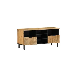 Meuble TV HELLOSHOP26 Meuble TV pratique avec grand espace de