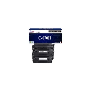 Toner T3AZUR compatible avec Canon 070H Noir (x2)