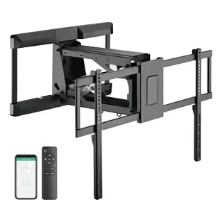 Support mural TV KIMEX motorisé TV 43-90" - Réglable en hauteur