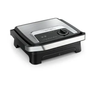 Grille-viande TEFAL GC272D10 inox noir à poser, 29x26 cm