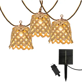 Guirlande lumineuse extérieur LUMISKY Guirlande solaire NOYA HYBRID 10 ampoule