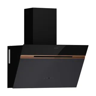 Hotte décorative murale inclinée KLARSTEIN Alina 60 cm 680 m³/h CEE A++ Noir