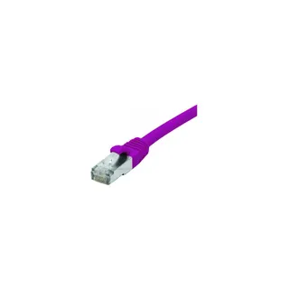 Câble Ethernet KOMELEC Câble RJ45 Cat6a blindé violet 25 m