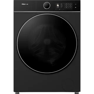 Lave linge hublot HISENSE WF5I1045BBQ - 10,5 kg - 1400 tr/min - Classe A - Moteur induction - Autodosage - Connecté - Noir