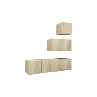 Meuble TV HELLOSHOP26 Ensemble de meubles armoire buffet TV té