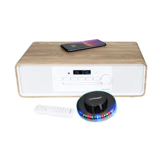 Enceinte nomade LEDWOOD MIC301IBT 60W BT CD FM Induction 10W