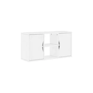 Meuble TV HELLOSHOP26 Meuble TV ODDA pratique rangement modern