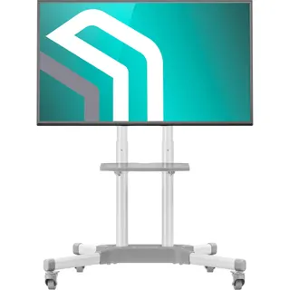 Pied TV ONKRON Mobile 32"–65", 50 kg, TS1351-W Blanc