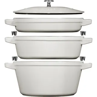 Cocotte ZWILLING Set 3-pcs empilable, Truffe blanche