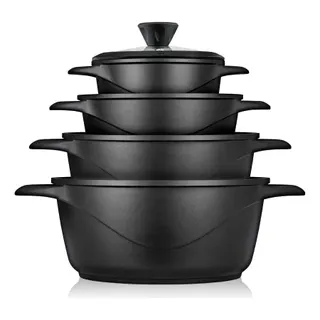 Batterie de cuisine BRIEBE MGK12S Batterie Cuisine Induction 8 pcs