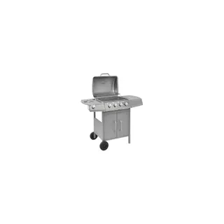 Grille barbecue VIDAXL Acier inoxydable  Argent