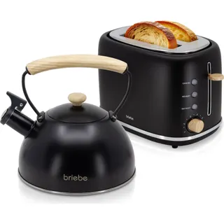 Grille-pain BRIEBE Nordic Ensemble Bouilloire SKT1177BLK