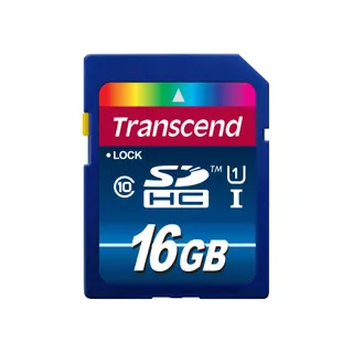 Carte SD TRANSCEND Carte 16Go SDHC Classe10 UHS-I