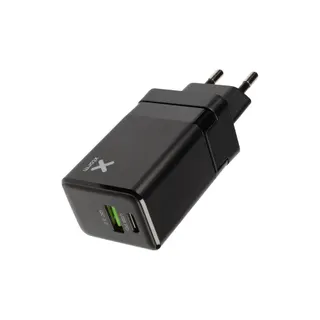 Chargeur secteur XTORM Ports USB + USB-C Xtorm Noir