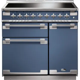 Piano de cuisson induction FALCON ELISE 90 ROCHE BLEUE  NICKEL BROSSÉ