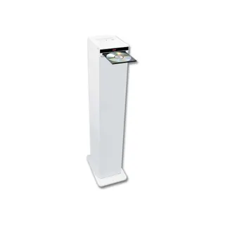 Enceinte Bluetooth INOVALLEY Tour de son Colonne HIFI Blanche avec le