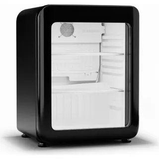 Réfrigérateur 1 porte KLARSTEIN Audrey Evo rétro Porte verre 68L C noir