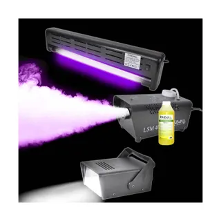 Jeu de lumières IBIZA FOG&FEAR 2+1L Liquide Pack lumière