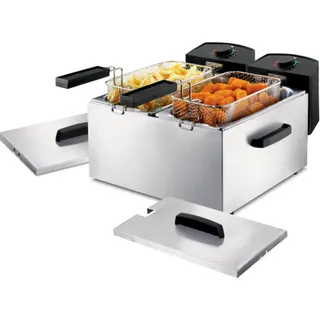 Friteuse semi-professionnelle PRINCESS SEMI PRO DOUBLE 2 X 1 KG 183123-01-001