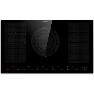 Plaque induction KLARSTEIN Masterzone 90 Flex 5 zones 12600W noir