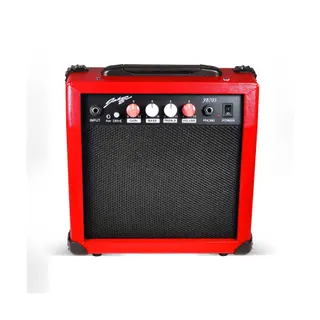 JOHNNY BROOKS Ampli de guitare rouge 20W