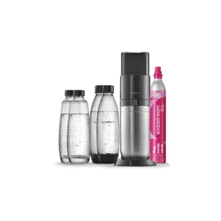 Machine à soda SODASTREAM DUO Noire Pack 2 carafes + 2 bouteilles